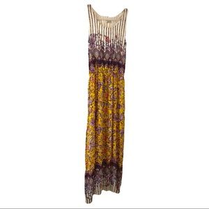 New Lucky Brand Paisley Maxi Dress